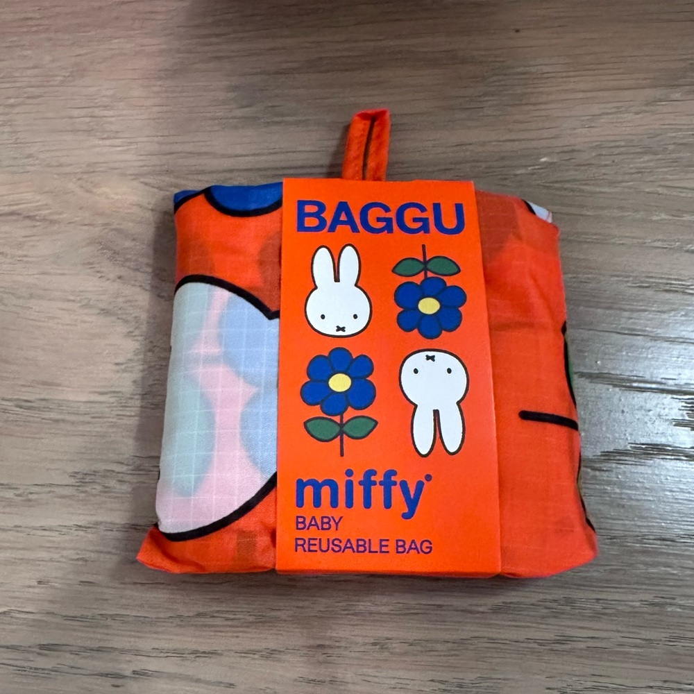 BAGGU x Flower Miffy Baby Reusable Tote Bag